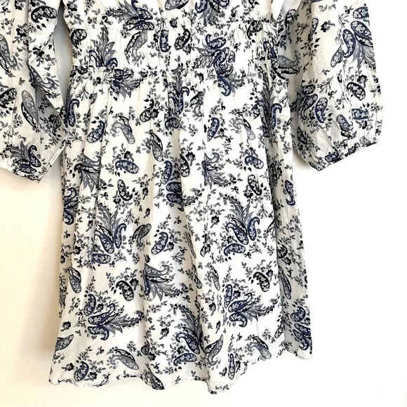Lucky Brand Blue and White Floral Dress Size XS - Picture 11 of 16